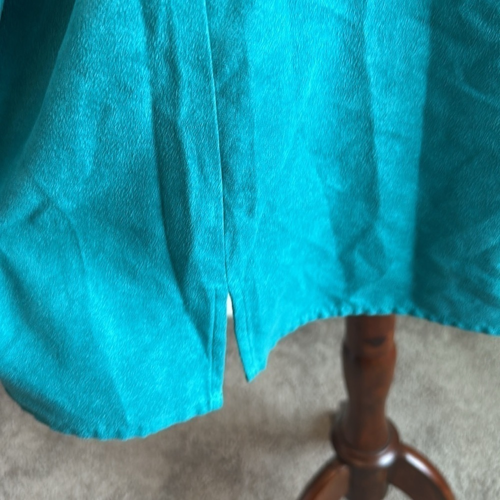 Catherines Long Sleeve Button Down Suede Like Shirt Size 1X (18/20W) in GUC - Picture 10 of 17